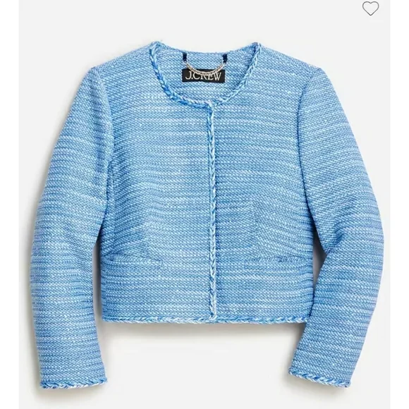 J.Crew Louisa lady jacket in sequin tweed